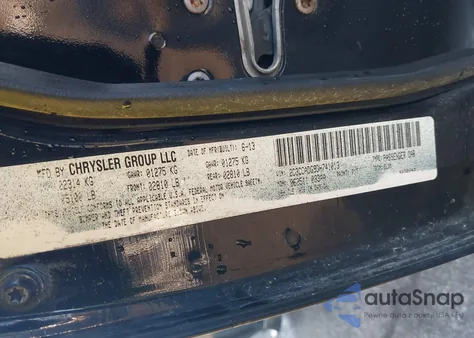 2013 Chrysler 300C John Varvatos Limited Edition from USA, damaged, VIN 2C3CCADG9DH741013